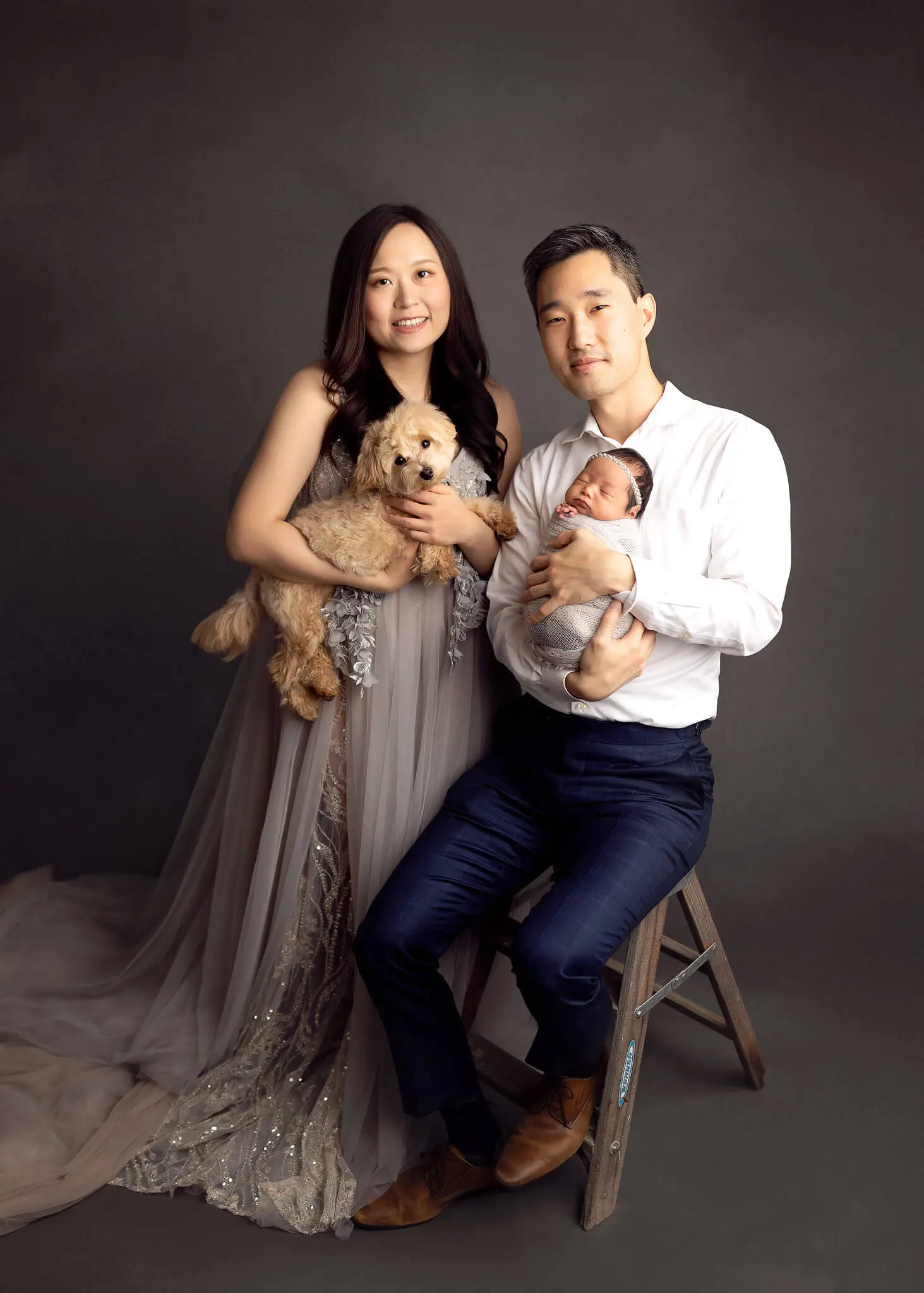 pets and babies - making the introduction, baby photography near me, baby portrait studio